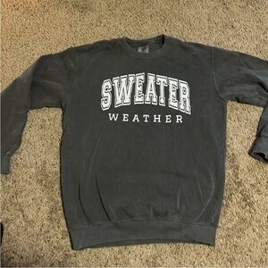 Gray Crewneck Sweater